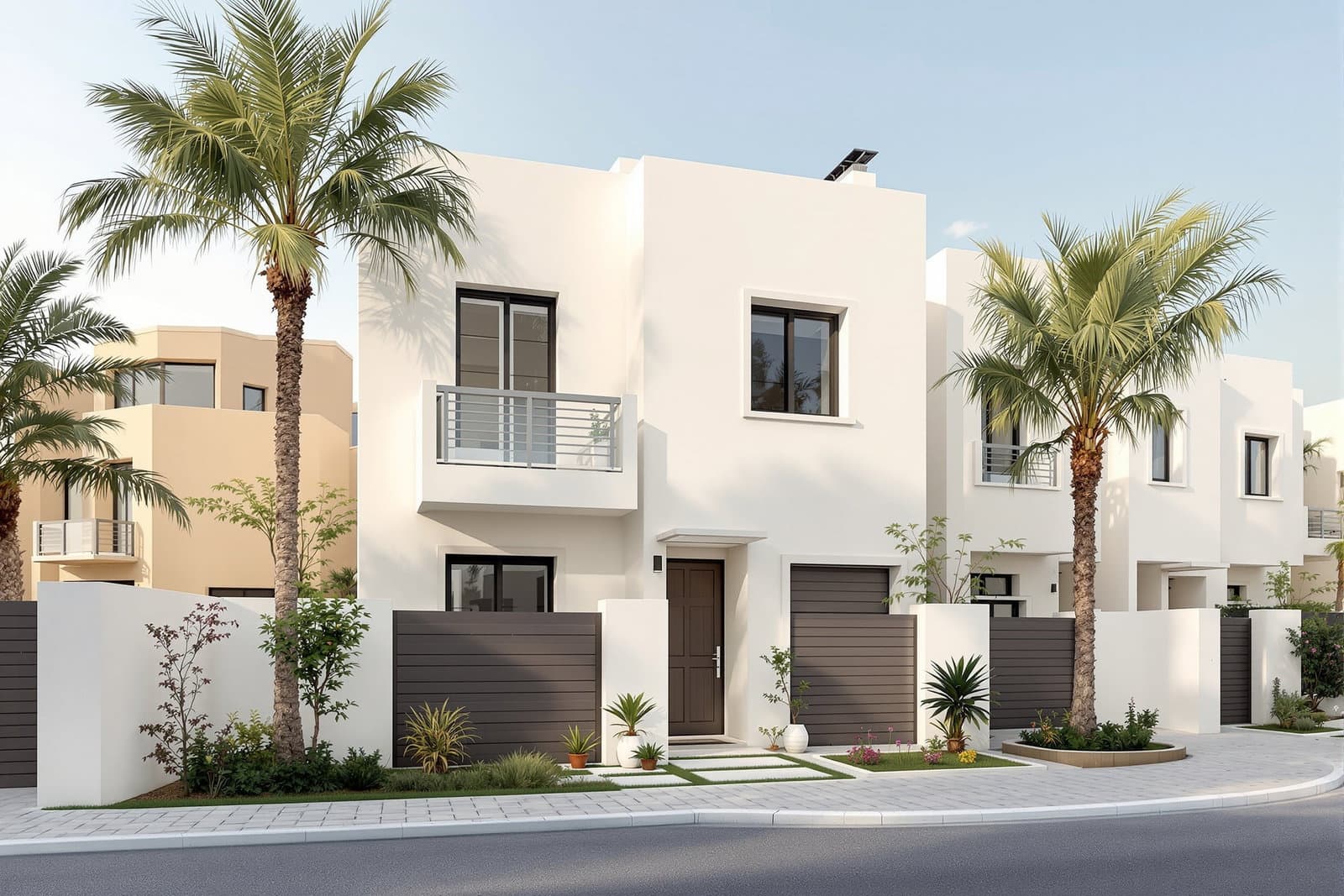 Sunlit Beach Townhouse with Rooftop Terrace on Palm Jumeirah